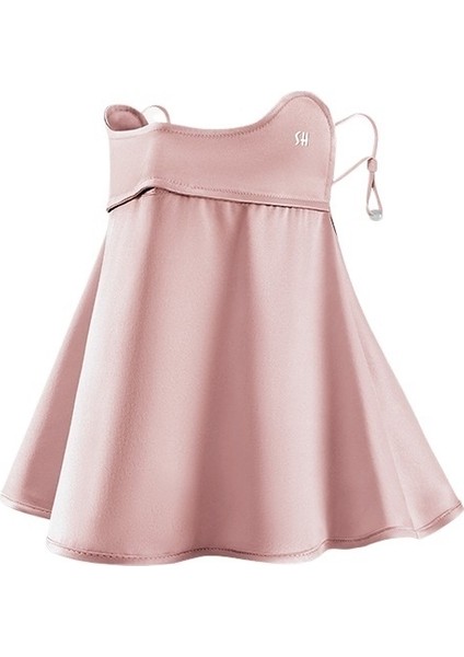 Kadınlar Için Yaz Ipek Maskesi Güneşlik Uv Anti-Ultraviyole Dut Ipeği Güneş Koruyucu Maske Göz Koruma Boyun Maskesi (Yurt Dışından)