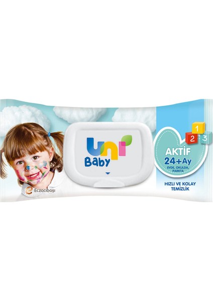 Aktif Islak Mendil 72'li 2 Adet