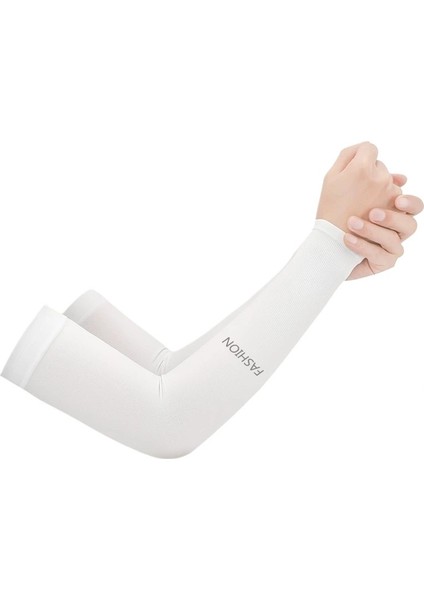 Yaz Buz Nefes Alabilen Açık Hava Güneş Koruması Buz Kolları Erkekler ve Kadınlar Sürüş Balıkçılık Yol Bisikleti Kolları Dikişsiz Buz Ipek Güneş Koruması Kolları Yaz (Yurt Dışından)