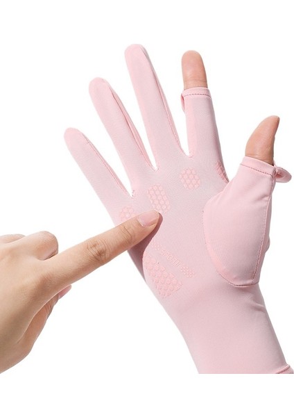 Yaz Güneş Koruma Eldivenleri Uv Koruması Ince Parmaksız Sürüş Bisiklet Sporları Kaymaz Orta ve Uzun Buz Ipek Eldivenler (Yurt Dışından) fiyatları