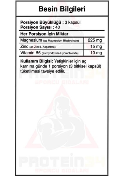 Bigjoy Zma 120 Kapsül fiyatları