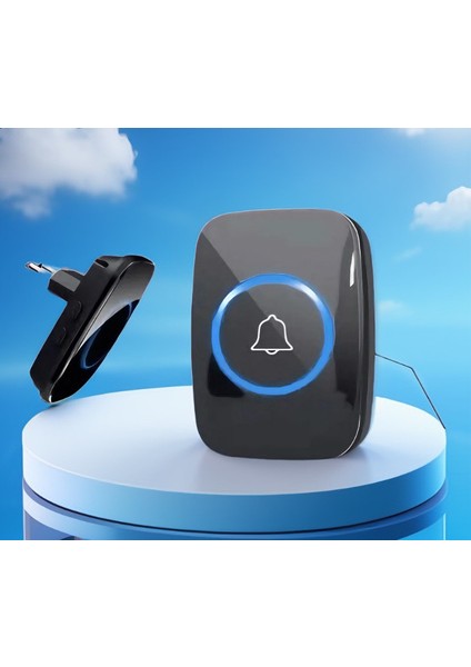 x Kablosuz Uzaktan Kumandalı Kapı Zili -Su Geçirmez Koruyucu Kapak