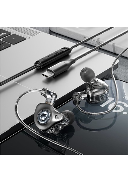 Yeni Özel Model Hıfı Ateş Kablolu Kulaklıklar Bilgisayar Cep Telefonu Oyun Kulaklıkları Mikrofonlu Dinamik Takılabilir Değiştirilebilir Kablo (Yurt Dışından)