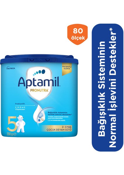 3 Adet Aptamil Pronutra 5 Çocuk Devam Sütü 350 G fiyatları
