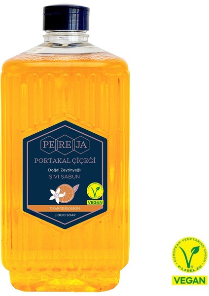 3 Adet Pereja 1500 ml Doğal Zeytinyağlı Sıvı Sabun Portakal fiyatları