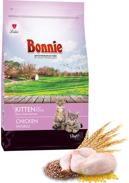 Tavuklu Yavru Kedi Maması 1,5 kg