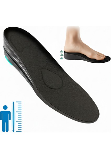 4,5 cm Boy Uzatan Tabanlık , Gizli Boy Uzatıcı Tabanlık