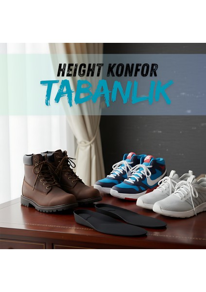 4,5 cm Boy Uzatan Tabanlık , Gizli Boy Uzatıcı Tabanlık