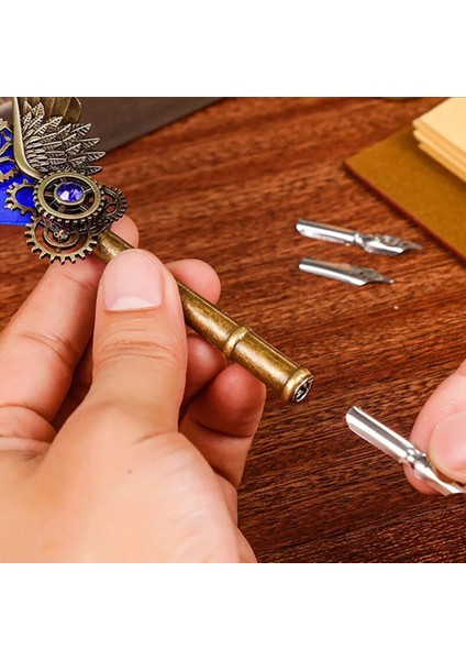 Divit Hokka Seti Tüylü Kalem Seti / Öğretmenler Günü / Masaüstü Konseptli Hediyelik modelleri