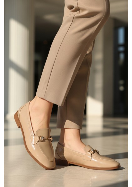 Bej Kırışık Kadın Casual Ayakkabı modelleri