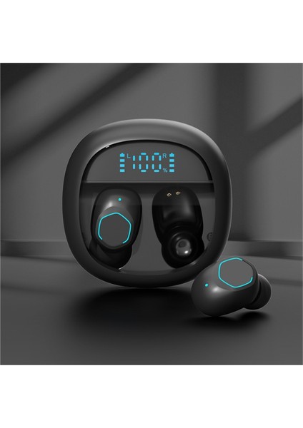 Bluetooth Kulak Içi Gürültü Azaltma Su Geçirmez Uzun Pil Ömrü Apple Kablosuz Yüksek Ses Kalitesine Uygundur (Yurt Dışından)