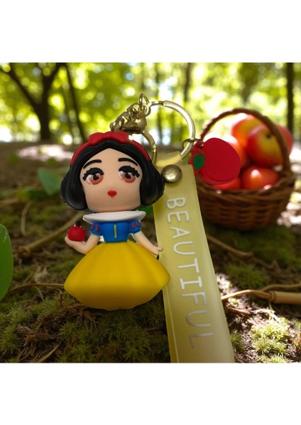 Pamuk Prenses Karakterli Anahtarlık ve Çanta Süsü 🍎 fırsatları
