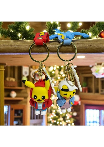 Pokemon Pikachu Figürlü Anahtarlık / Çanta Süsü 2'li fırsatları