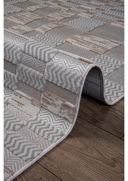 Gri Bej Bohem Iskandinav Modern Saçaklı Doğal Pamuk Taban Salon Koridor Çocuk Oturma Odası Halı