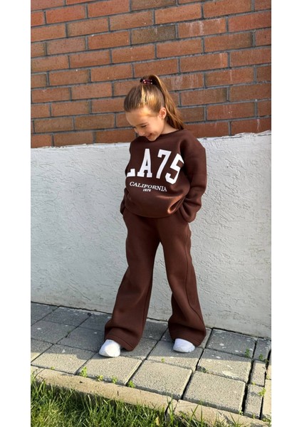 3 Ip Şardonlu Garson Boy Oversize Jagger Paça Kışlık Kız Çocuk Alt Üst Takım fiyatları