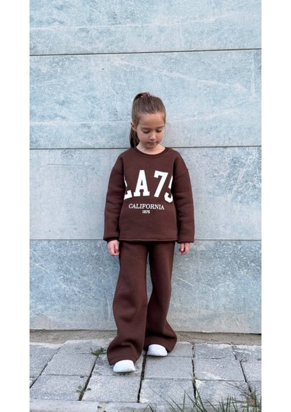 3 Ip Şardonlu Garson Boy Oversize Jagger Paça Kışlık Kız Çocuk Alt Üst Takım indirimleri