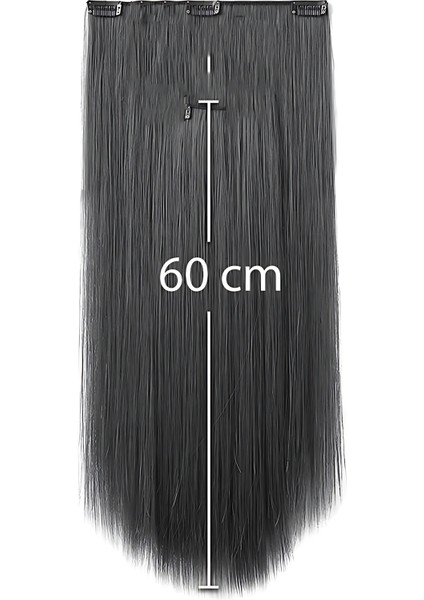 Doğal Görünümlü Düz Siyah Sentetik Kaynak Saç – Renk KOD:#613 Kolay Tak Çıkar, Işıltılı Etki! 722315 indirimleri