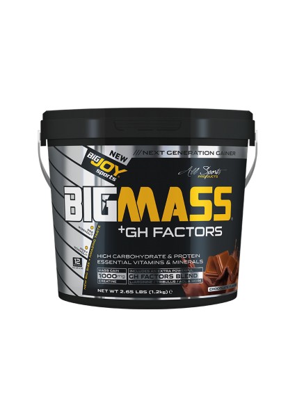 Bigmass Mass Gainer Gh factors Karbonhidrat Protein Çikolatalı 1200g fiyatları