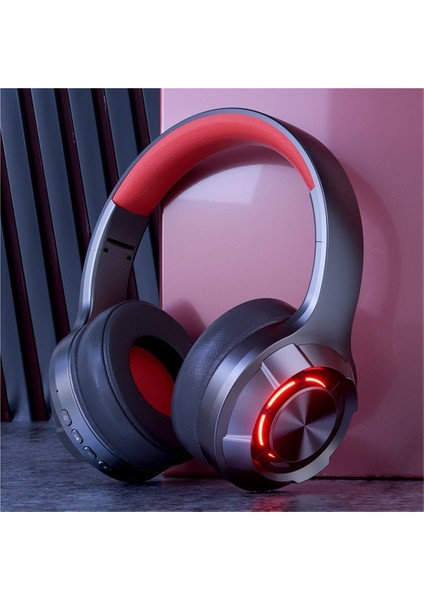 Yeni LED Aydınlatmalı Kulaklık Ultra Uzun Pil Ömrü ile Kablosuz Bluetooth Oyun Kulaklığı Type-C Bilgisayar Kulaklığı (Yurt Dışından)