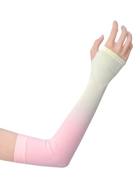 Kadınlar Için Degrade Renklere Sahip Güneş Koruyucu Buz Kılıfları, Yazlık Ince Anti-Ultraviyole Kılıflar, Uzun Kol Koruyucuları, Sürüş Eseri, Trend Bisiklet (Yurt Dışından)