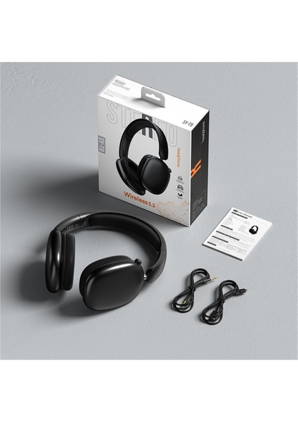 2025 Yeni Bluetooth Müzik Kulaklığı Kablosuz Kulaklık Uzun Pil Ömrü Spor Telefonu Rahat Giyilebilir (Yurt Dışından)