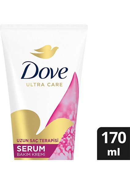 3 Adet Dove Saç Kremi Uzun Saç Terapisi Vegan 170 ml