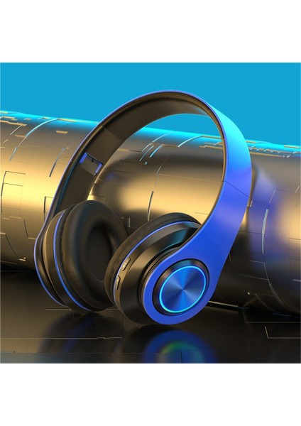 Sıcak Satış Işıklı Bluetooth Kulaklık Başa Takılan Ağır Bas Cep Telefonu Kablosuz Spor Oyunu (Yurt Dışından)