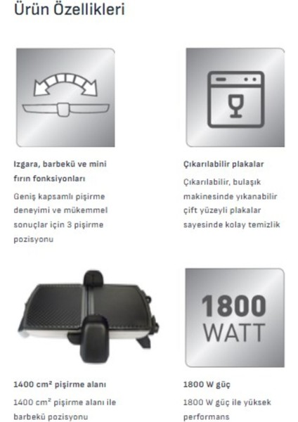 2000W Güç, 6 Tost Kapasitesi ve Döküm Plaka ile Yüksek Performanslı Izgara Keyfi Kırmızı+Mutfak Tartısı Hediyeli modelleri