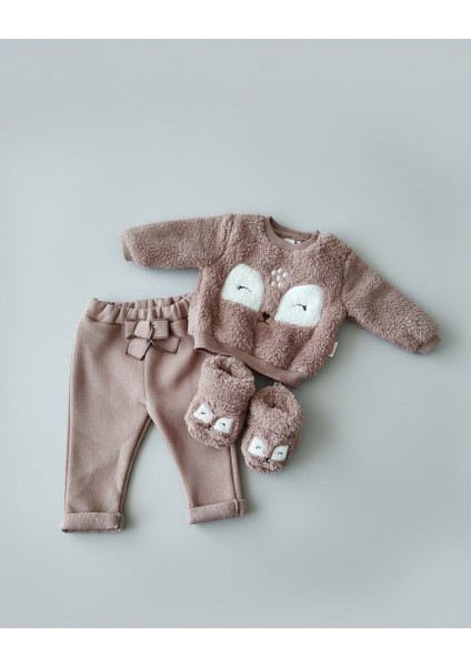 Patikli Welsoftlu Alt Üst Takım Kız Bebek modelleri