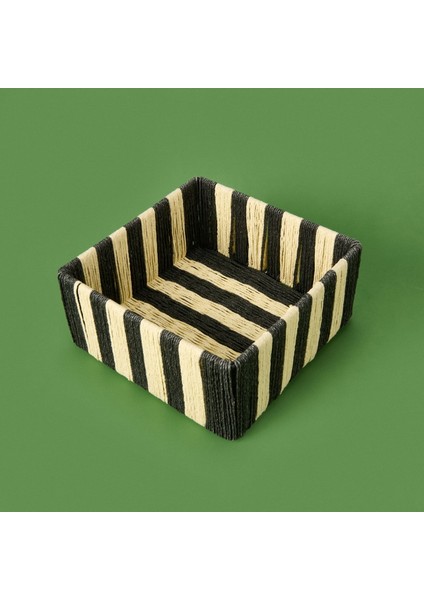 Deco Casoria Dekoratif Kutu - Siyah / Krem - 22X22X10 cm modelleri
