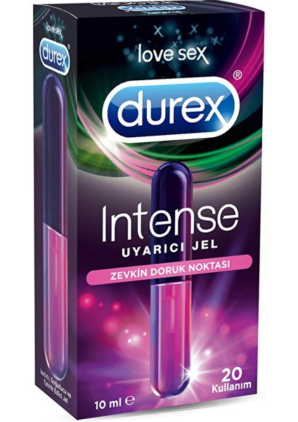3 Adet Durex Uyarıcı Jel Intense 10 ml
