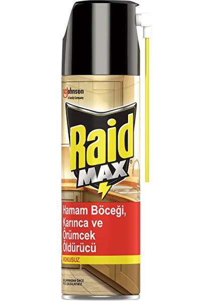 3 Adet Raid Böcek Savar Max 300 ml