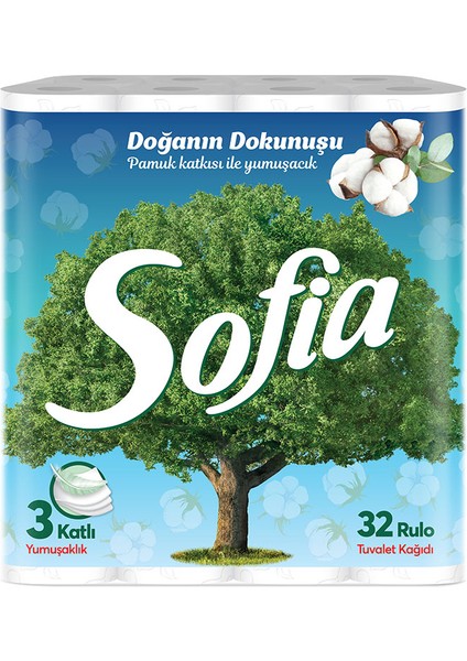 4 Adet Sofia Tuvalet Kağıdı 32'li 3 Katlı fiyatları