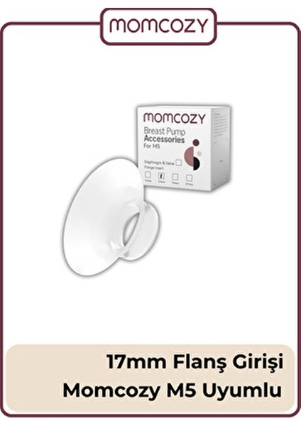 Flanş Girişi 17 mm M5 Aksesuar Şeffaf Malzeme ile Kolay Kullanım