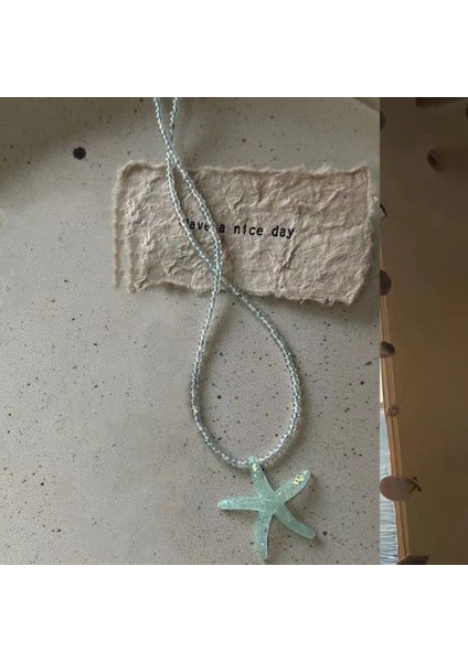 Yeni Retro Bohem Kolye Hong Kong Tadı Seramik Kolye Kolye Kadın Yeni Etnik Kolye Uzun Bölüm (Yurt Dışından)