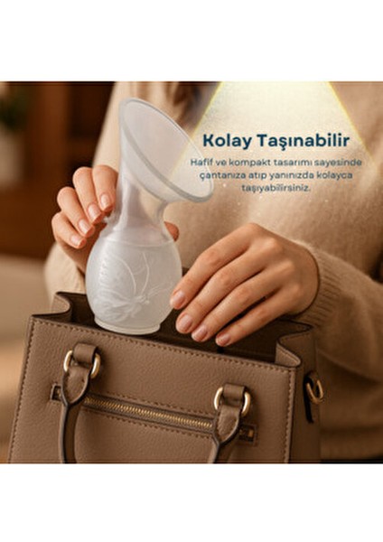 Silikon Göğüs Pompası Manuel Kullanım İçin Ergonomik Tasarım 120 ml Gıda Dostu Malzeme