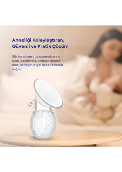 Silikon Göğüs Pompası Manuel Kullanım İçin Ergonomik Tasarım 120 ml Gıda Dostu Malzeme