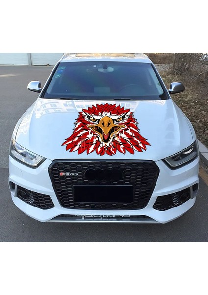Türk Kartalı Sticker, Kartal Başı, Kırmızı Beyaz Kartal Sticker, Beşiktaş Sticker 00944 fiyatları