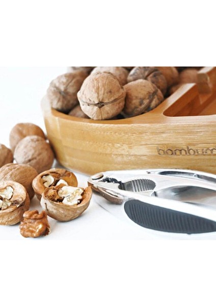 Noce Ceviz Kıracağı Bambu Malzemeden Pratik Kullanım 19x30x4.5 cm