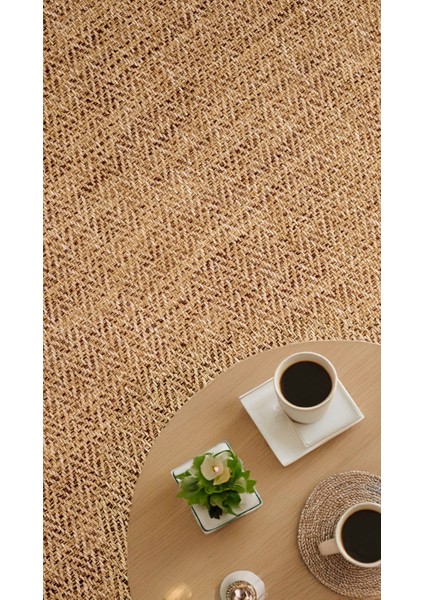 Bej Jüt Sisal Kaymaz Taban Hasır Dokuma Yıkanabilir Yolluk Salon Koridor Mutfak Halısı fiyatları