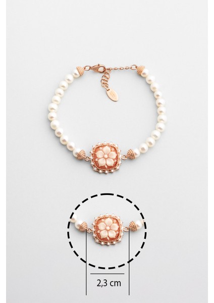 Cameo Italiano 18 Ayar Rose Altın Kaplama 20 cm Gümüş Bileklik modelleri