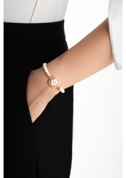 Cameo Italiano 18 Ayar Rose Altın Kaplama 20 cm Gümüş Bileklik fırsatları