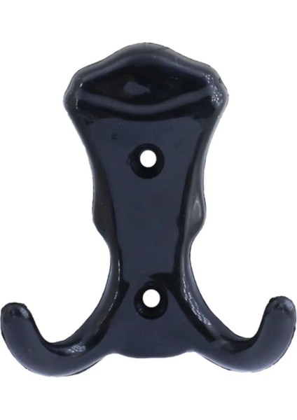 Mosta Duvar Vestiyer Portmanto Askısı Dolap Elbise Askılığı Siyah Plastik Askı Askılık