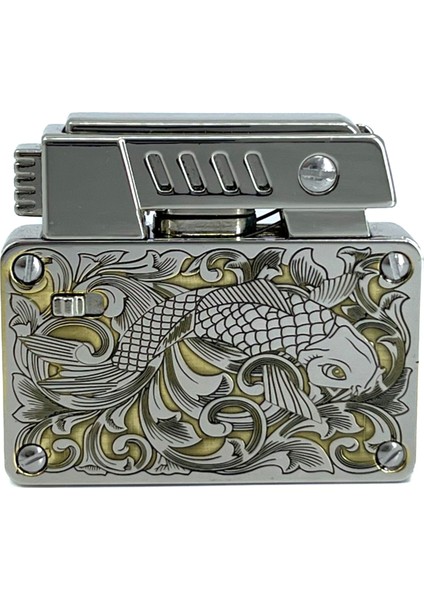 King's Fire Ibelo Model Balık Desenli Lüks Çakmak