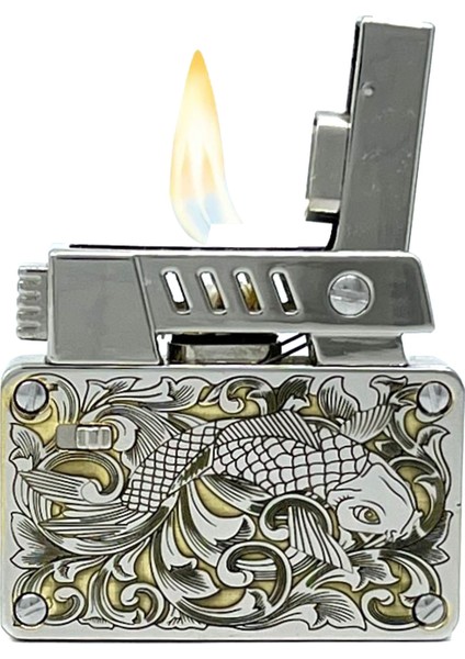 King's Fire Ibelo Model Balık Desenli Lüks Çakmak modelleri