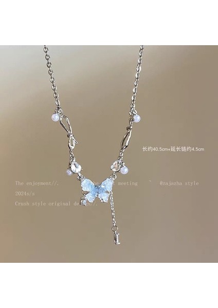 Yeni Retro Bohem Kolye Hong Kong Tadı Seramik Kolye Kolye Kadın Yeni Etnik Kolye Uzun Bölüm (Yurt Dışından)