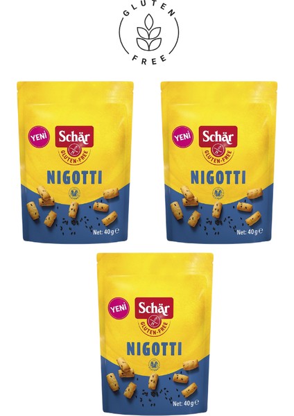 Glutensiz Nigotti Çörekotlu Kraker (3 Adet)