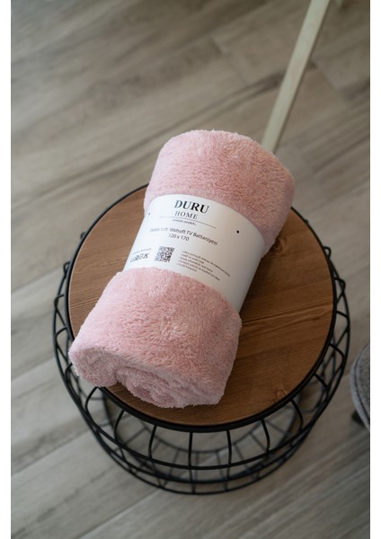 Duru-Home Welsoft Tv Battaniyesi 120×170 – Ekstra Soft & Yumuşak – Pudra indirimleri