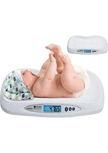 Ebst-20 Dijital Bebek Tartısı 20 Kg Kapasite Geniş Platform Işıklı LCD Ekran fiyatları