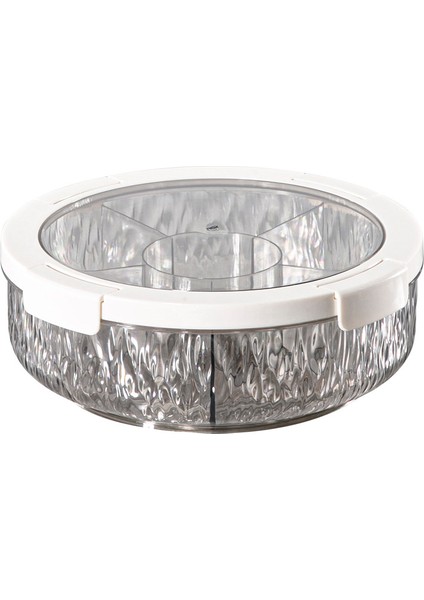 Evde Kullanıma Uygun, Cam Görünümlü Şeffaf Atıştırmalık ve Meyve Tepsisi (Yurt Dışından)